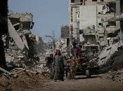 Las fuerzas de ocupación han desplazado a millones de gazatíes luego de arrojar más de 70.000 toneladas de bombas contra ese territorio.
