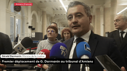 Gérald Darmanin, nouveau garde des Sceaux, souhaite 'augmenter le budget' de son ministère, déplorant une justice 'trop lente'