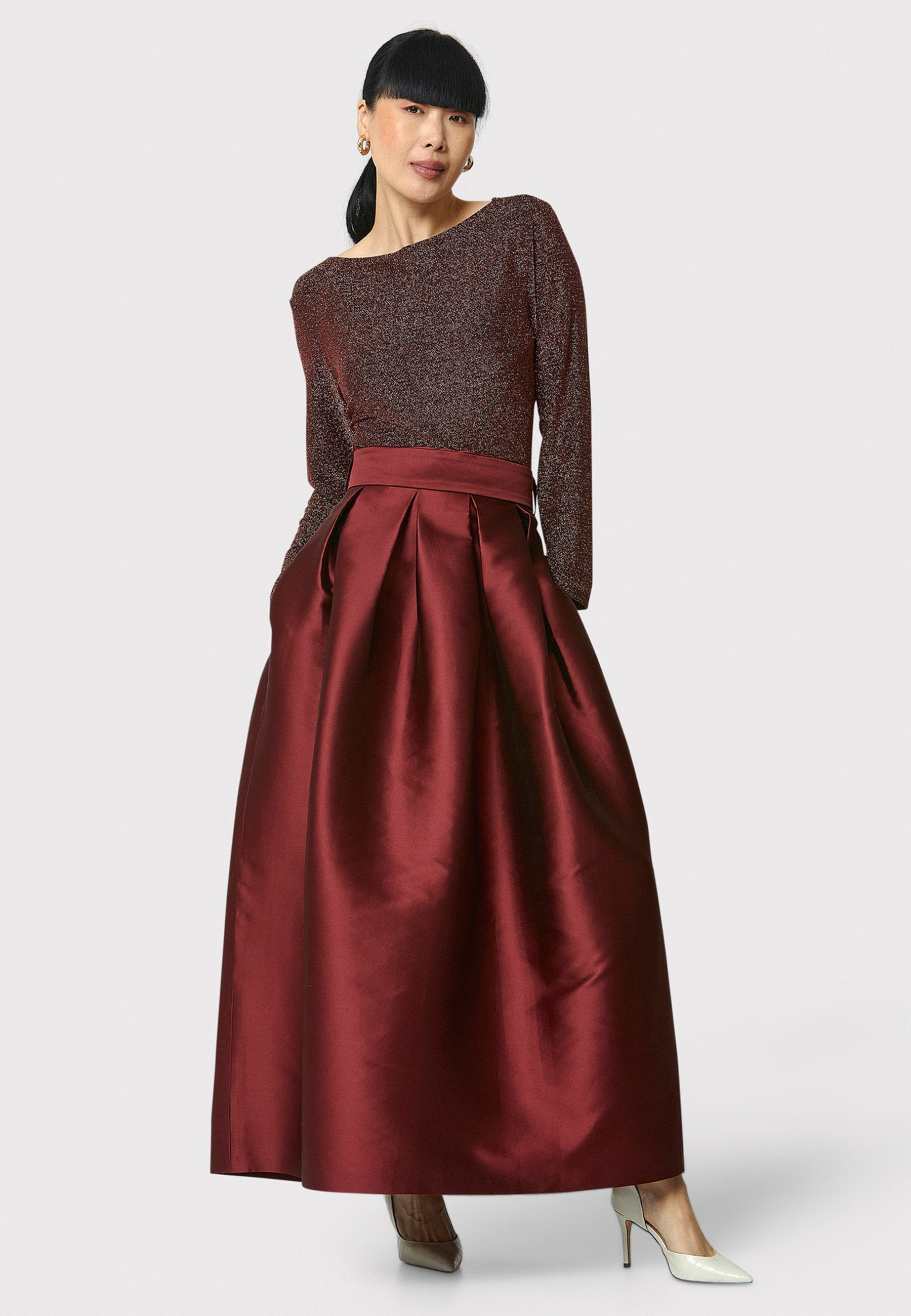 Image of Kennedy Mahogany Red Skirt