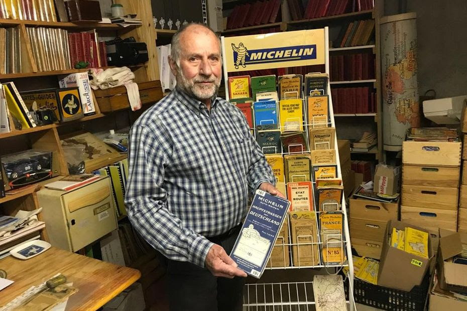 Marc et son impressionnante collection de cartes Michelin : 'J’ai toujours été très intéressé par tout ce qui est cartographie'