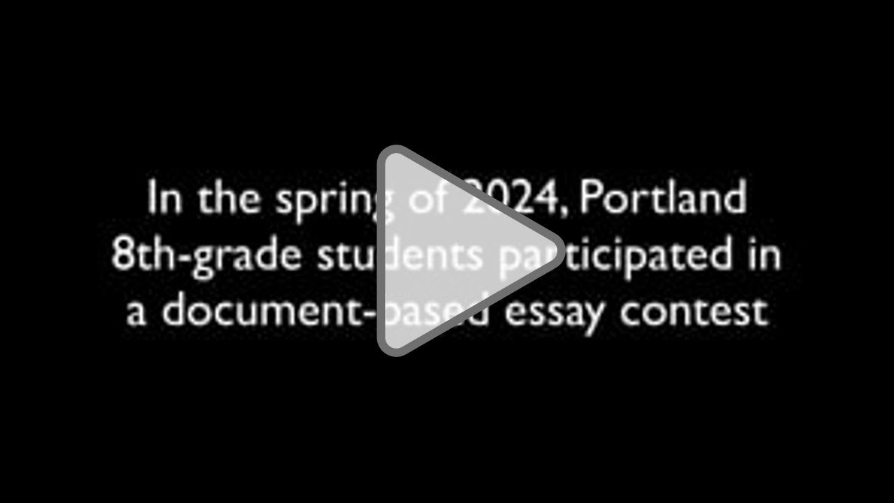 Click to play: Portland Essay winners