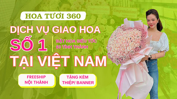 Địa chỉ mua hoa tươi uy tín tại An Giang - Hoa tươi 360