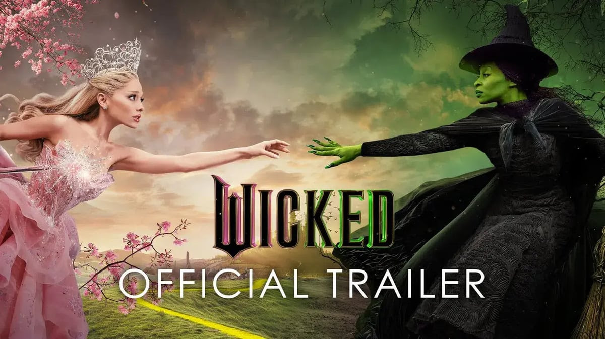 As the prequel to “The Wizard of Oz,” “Wicked” explains how two frenemies became Glinda the Good Witch and Elphaba, the Wicked Witch of the West. Credit: YouTube.