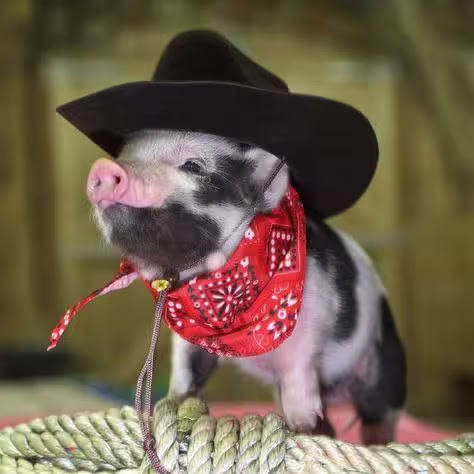 Pig-cowgirl