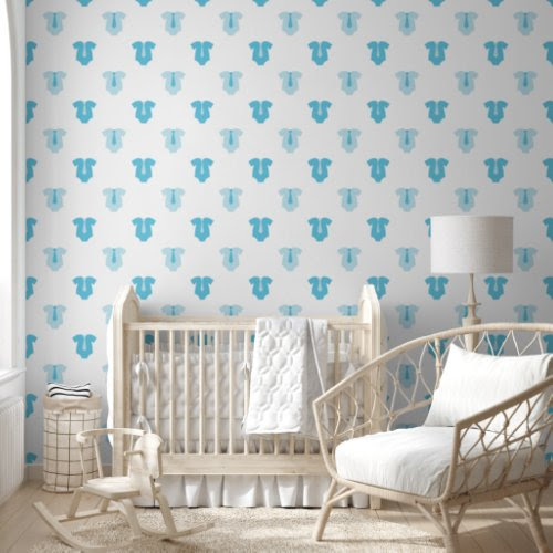 Sweet Baby Boy Blue Fashion Pattern Nursery