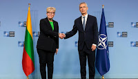 Secretary General welcomes Lithuanian Prime Minister to NATO