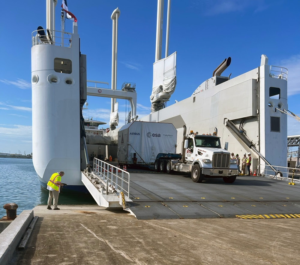 ESM-3 at Port Canaveral