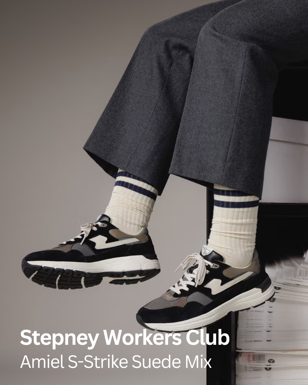 Stepney Workers Club Amiel S-Strike Suede Mix Actually SG