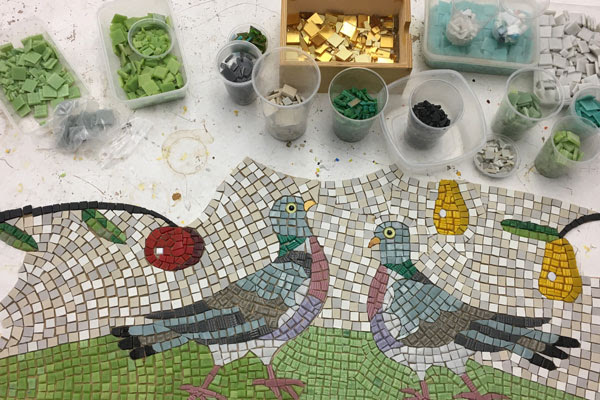 making mosaics