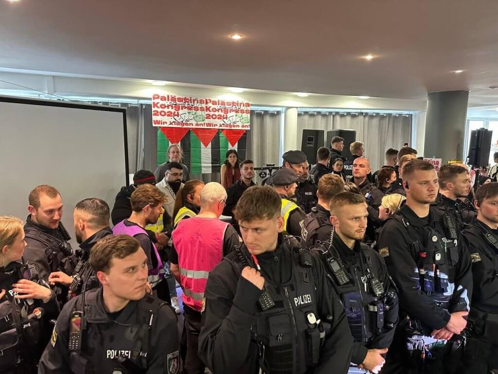 Police raid Berlin conference as repression of Palestine activism escalates in Germany