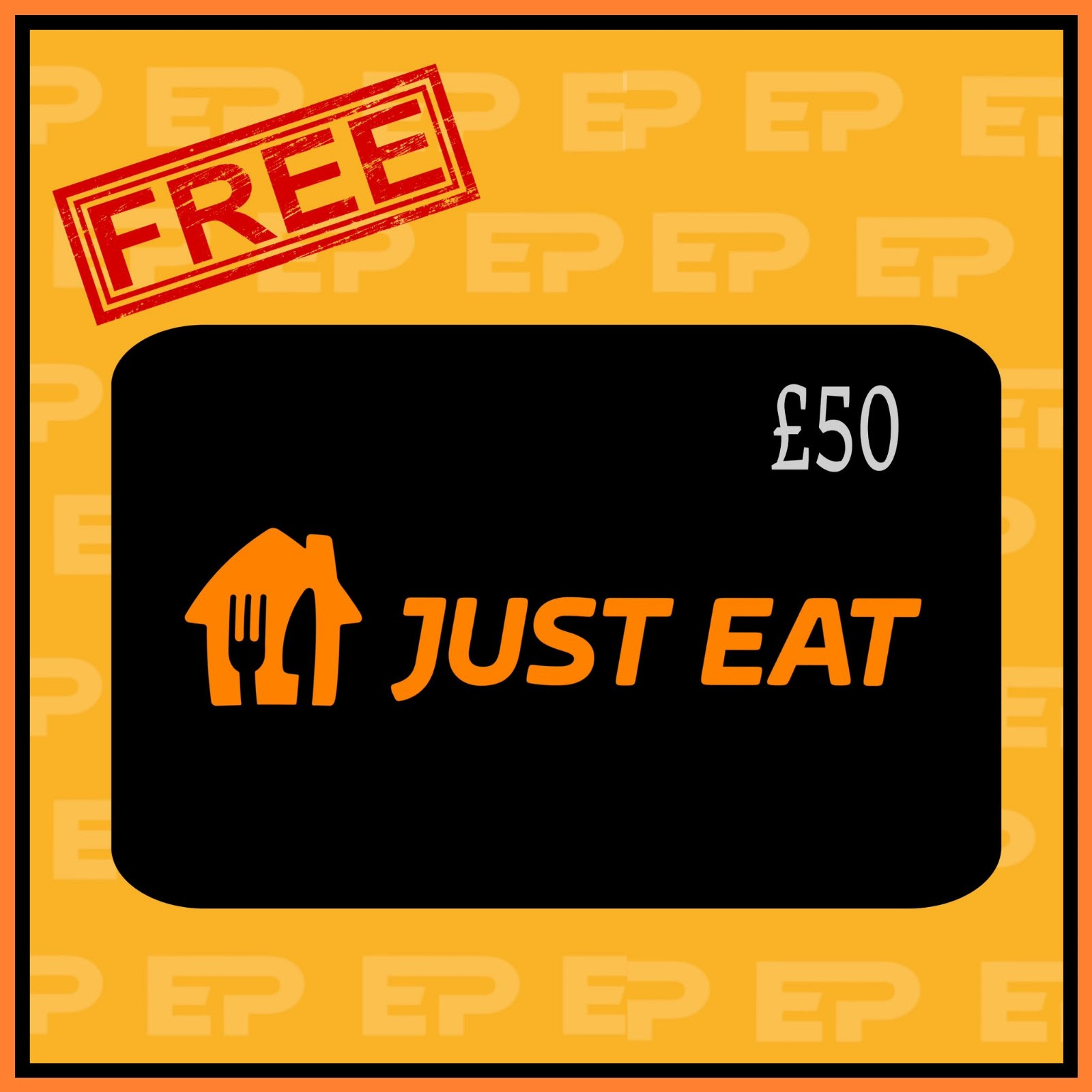 Image of FREE ENTRY - WIN £50 JUST EAT VOUCHER #3