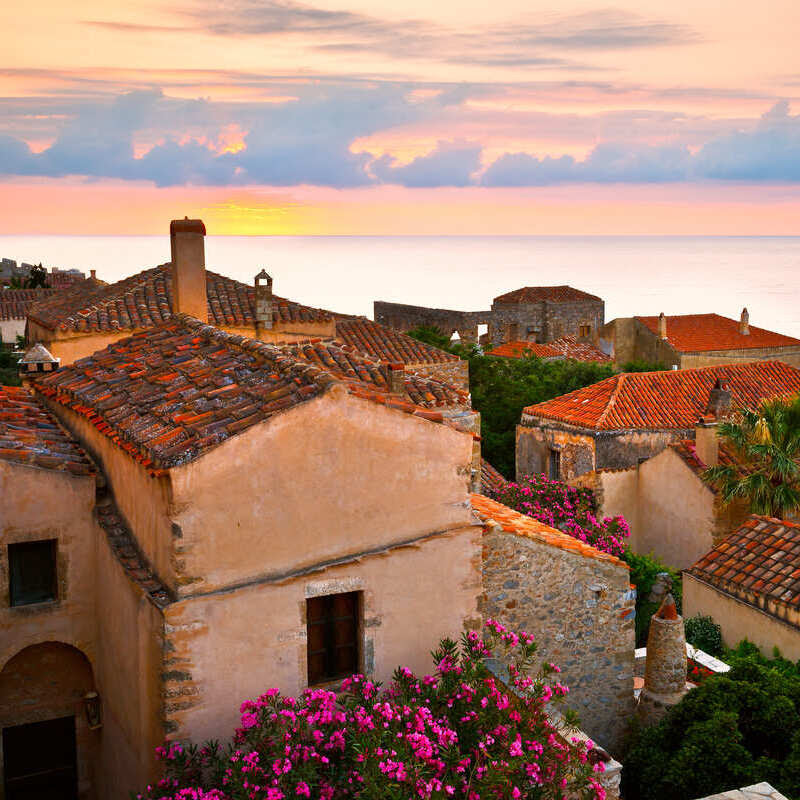 Old Town Monemvasia, Greece, South Eastern Europe