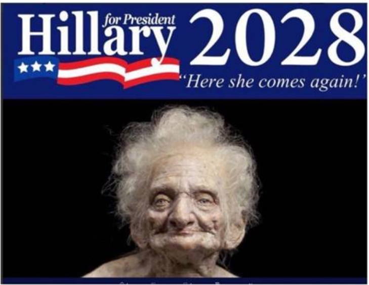 Hillary 2029 Poster.