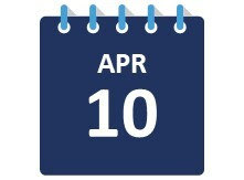 April 10 Calendar Page