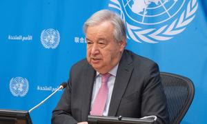 El Secretario General de las Naciones Unidas, António Guterres.