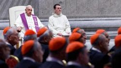 Il Papa a San Pietro per la veglia penitenziale alla vigilia dell'apertura del Sinodo