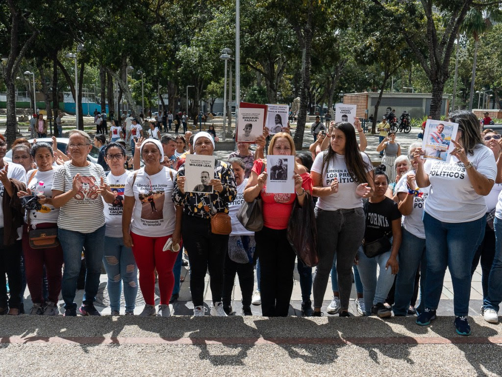 Presos politicos venezolanos protesta