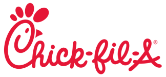 Red Chick-fil-A logo on a white background