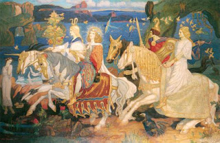 John Duncan, "Riders of the Sidhe" (1911) John Duncan, "Riders of the Sidhe" (1911)