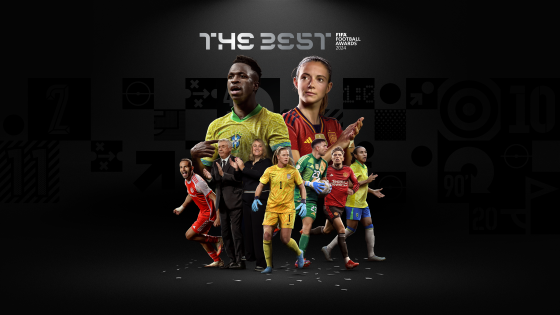 Aitana Bonmatí and Vinícius Júnior on top of the world at The Best FIFA Football Awards™ 2024