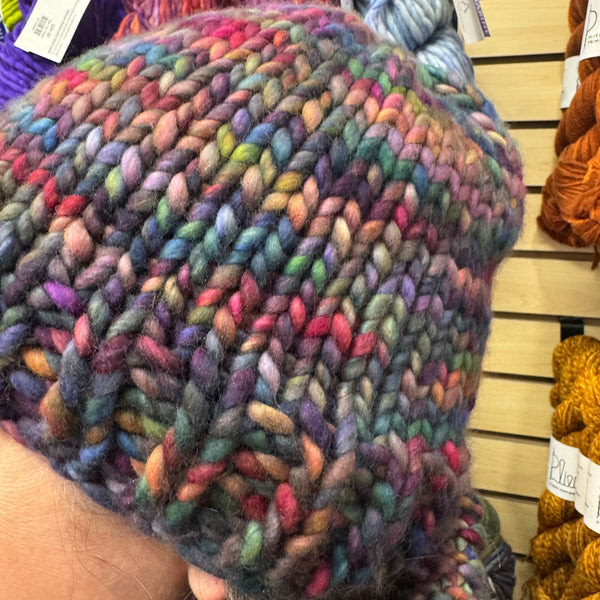 simplicity beanie; rasta; malabrigo;