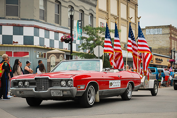 Parade in Devils Lake 4th of July