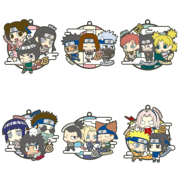 BADICORE NARUTO 6 FIGURAS 6 CM NARUTO THREE-MAN CELL RUBBER MASCOT BADICORE NARUTO 6 FIGURAS 6 CM NARUTO THREE-MAN CELL RUBBER MASCOT