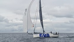 J/111 Blur sailing double-handed racing