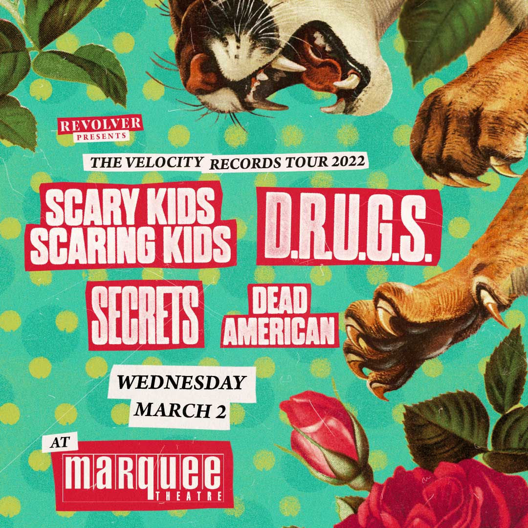 On Sale Now - Scary Kids Scaring Kids & D.R.U.G.S, Baroness, Riverside, Together Pangea, and more
