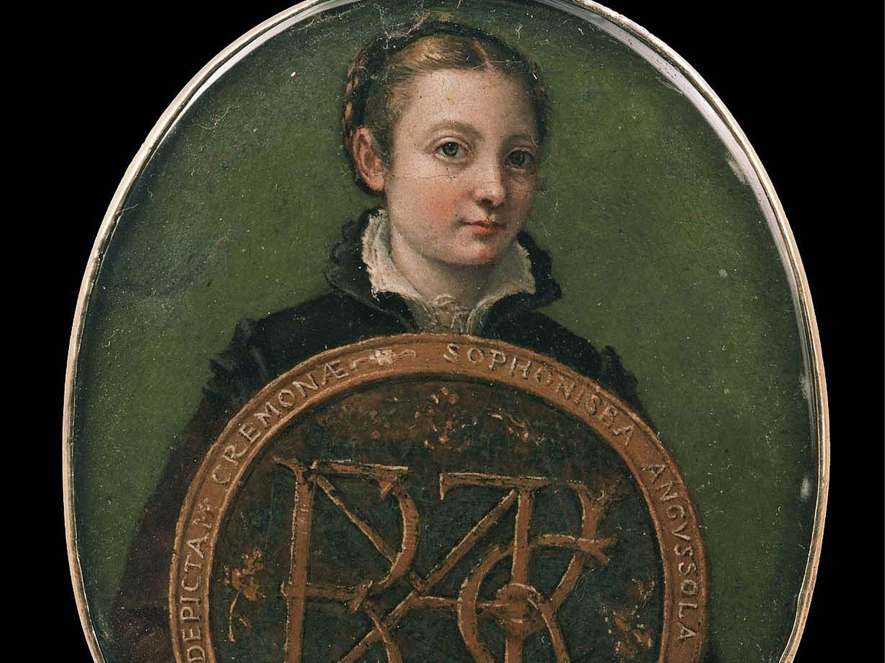 Sofonisba Anguissola, Self-Portrait (detail), about 1556. Possibly oil on parchment. Charles Potter Kling Fund and Beth Munroe Fund—Bequest of Emma F. Munroe.