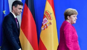 Spanish PM meets with flip-flopping Merkel to find EU-wide solution for migrant crisis