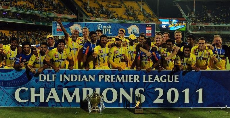 CSK won their second IPL title in the year 2011
