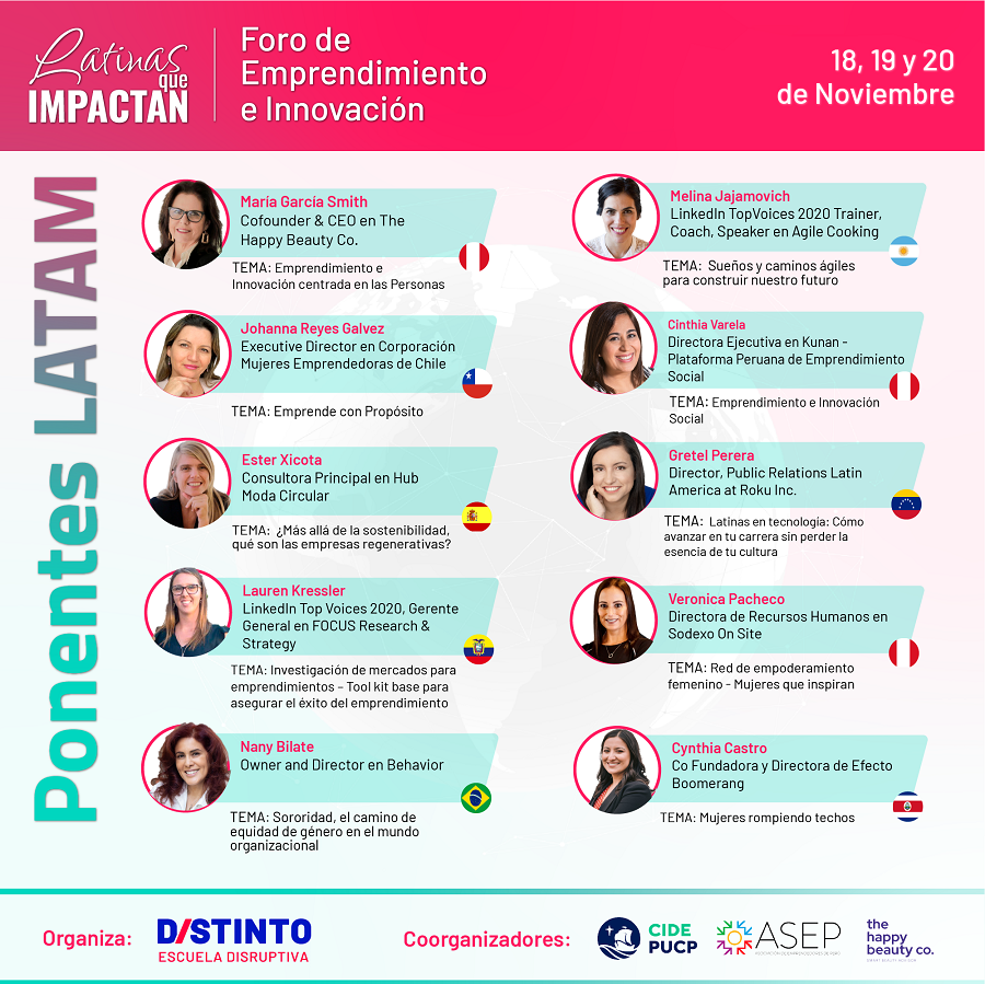 Foro de Emprendimiento e Innovación Latinas que Impactan