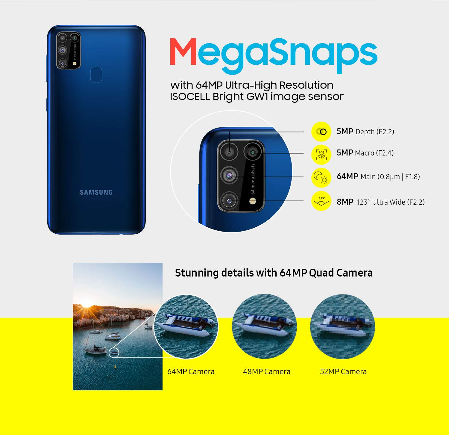 galaxy m31 dual sim blue 6gb ram 128gb 4g lte