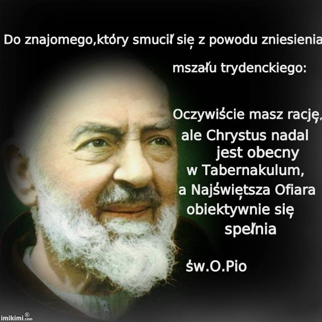 Znalezione obrazy dla zapytania słowa ojca pio