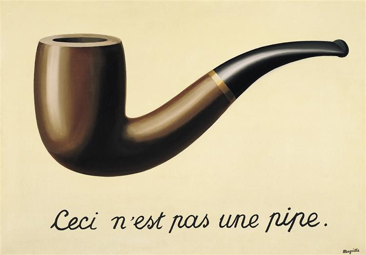 The treachery of images (This is not a pipe), 1928 - 1929 - Rene Magritte