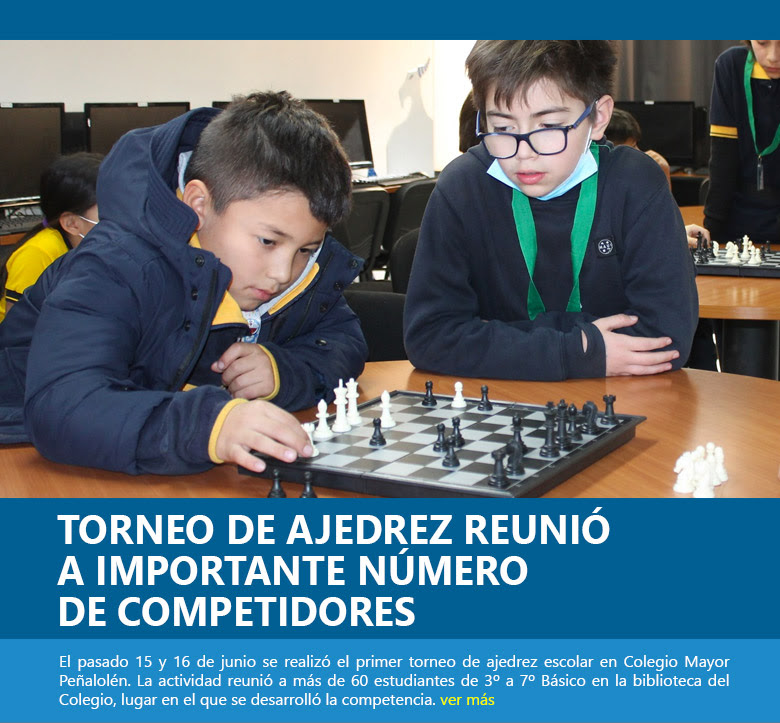 Torneo de ajedrez reunió a importante número de competidores