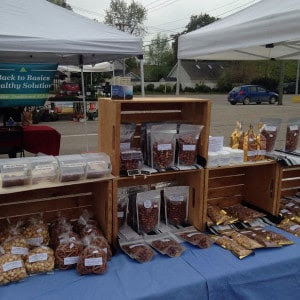 Courtesy photo of Janet's LLC booth at the Wednesday Farmers Market.