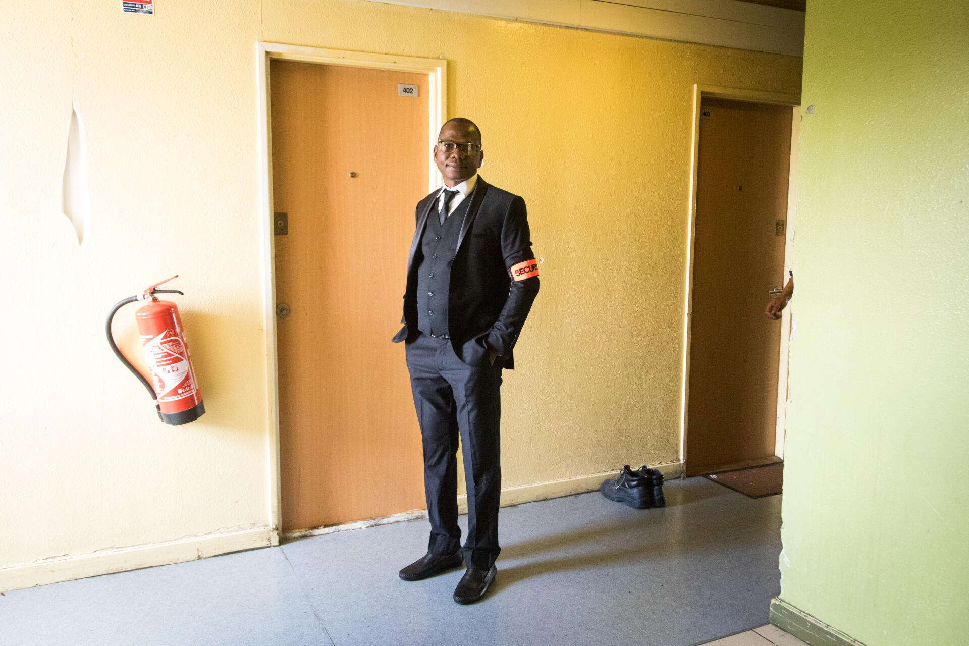 Minkoro Toure est agent de sécurité. Ivoirien, il vit en France depuis l’été 2014.