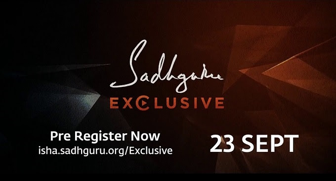 Sadhguru Exclusive - Coming Soon