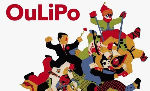 La portada del libro OuLiPo. Es Un oficio de hombres (Autorretrato de hombres y mujeres en reposo). La Uña Rota, 2015. Ilustración por Daniel Montero Galán (detalle) Front cover of the book OuLiPo. Es un oficio de hombres (Autorretrato de hombres y mujeres en reposo). La uÑa RoTa, 2015. Illustration by Daniel Montero Galán (detail)