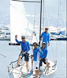 J/70 sailing team in Acapulco