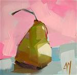 Pear no. 52 Painting - Posted on Sunday, December 14, 2014 by Angela Moulton