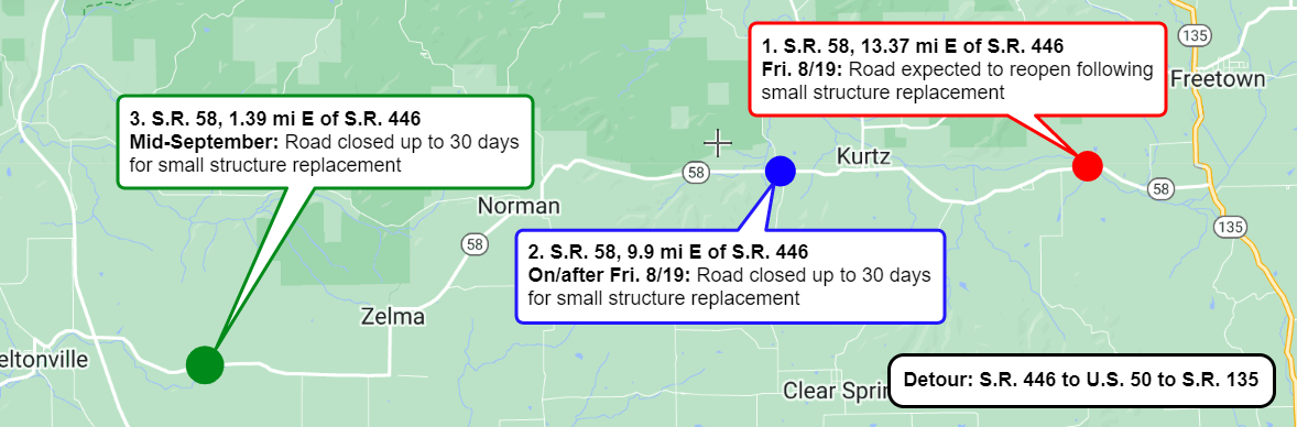 SR 58 - Jackson/Lawrence Co.