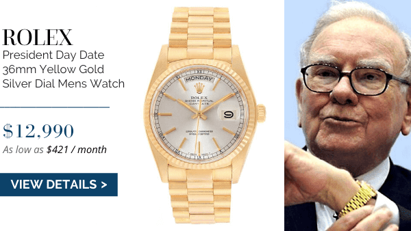 President Day-Date Yellow Gold Silver Dial