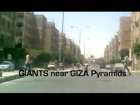 Unreal! | Two GIANT Men spotted nearby Giza Pyramids!  Hqdefault