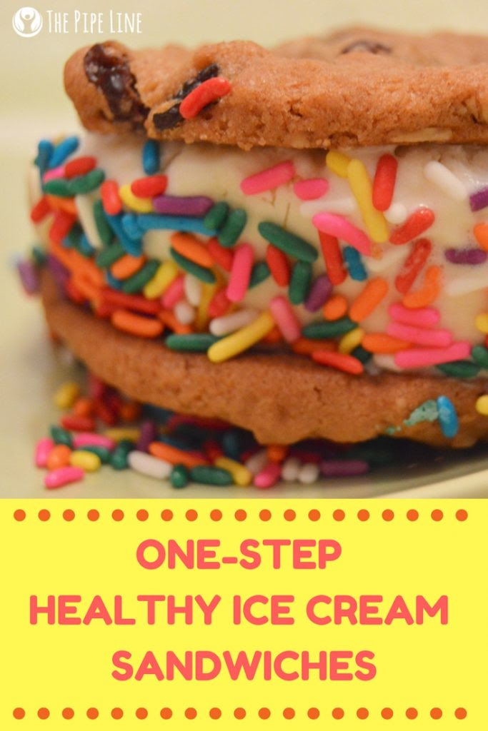 10 Minute Healthy Ice Cream Sandwiches