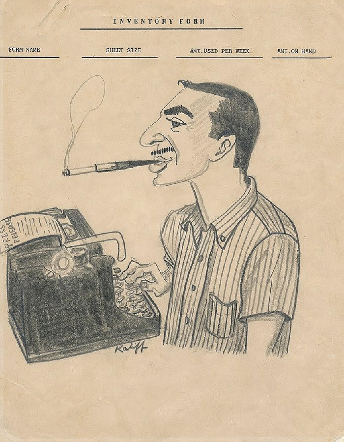 Original 1960s graphic illustration of Charlie