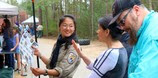 Ranger Jessica Jia at the Texas Woodland Wildlife Expo