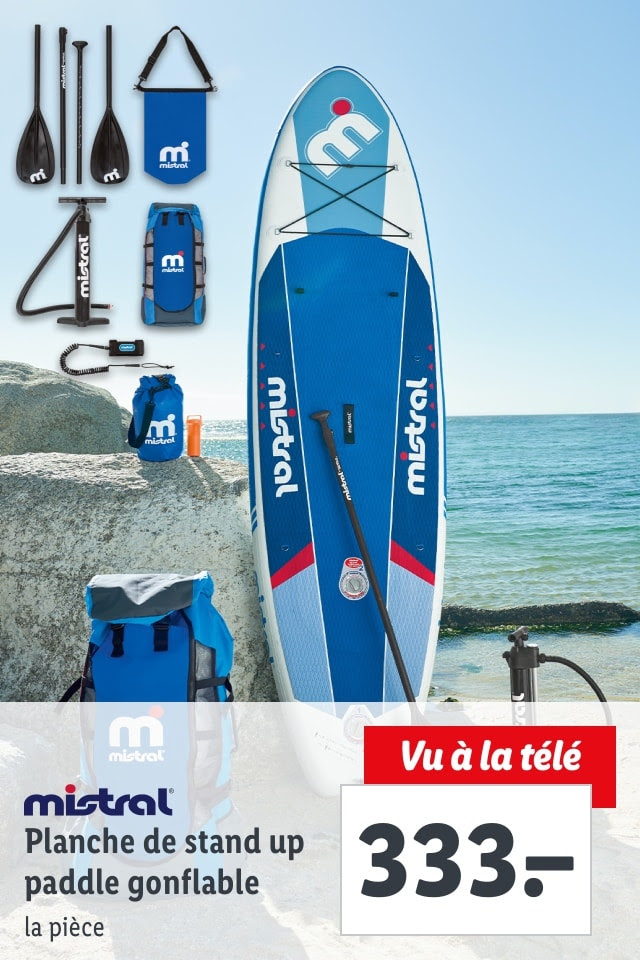 Dès 3.5. – Mistral Planche de stand up paddle gonflable: seulement CHF 333.00